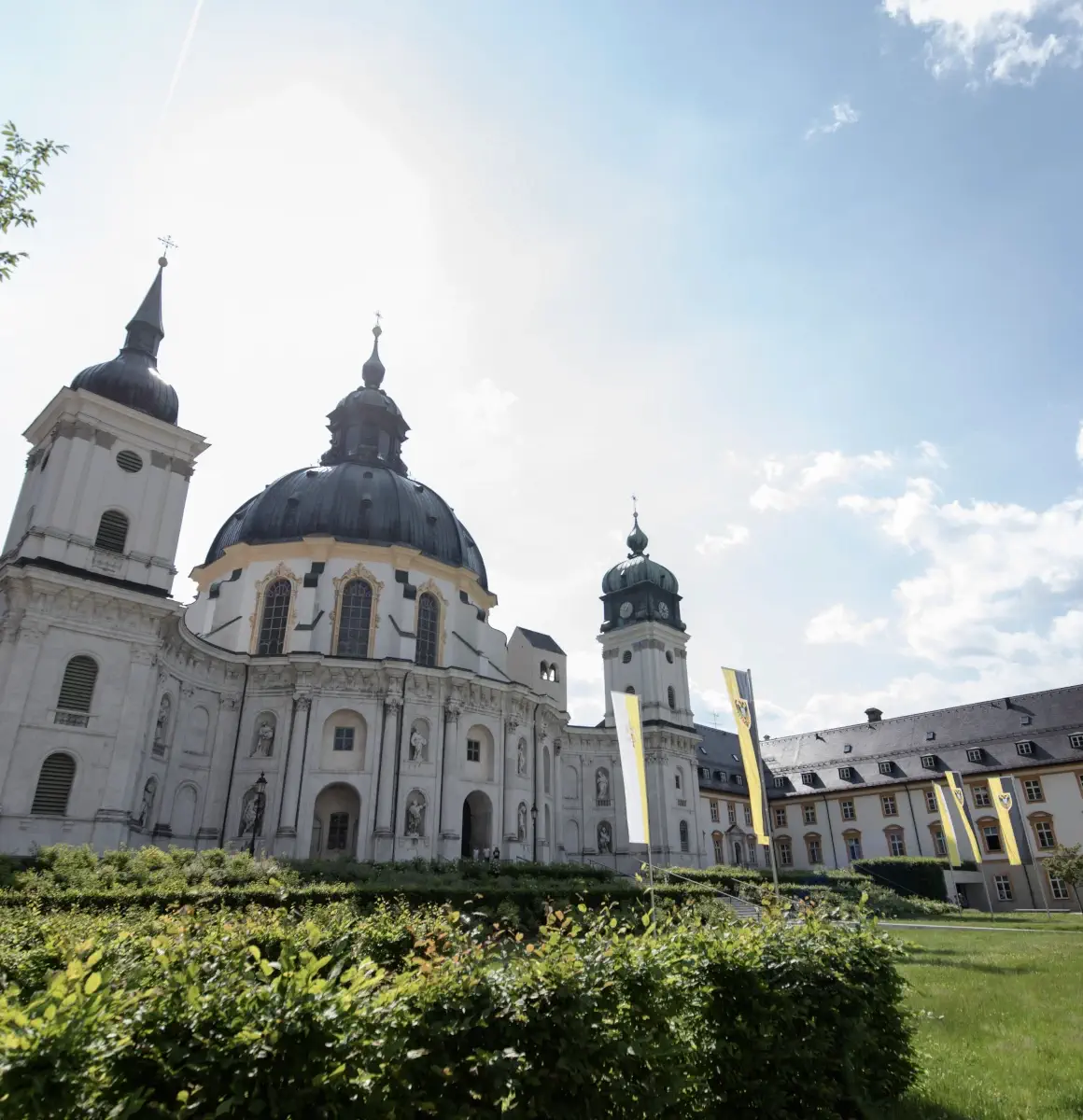 Die Klosteranlage in Ettal Die Basilika als Mittelpunkt der Klosteranlage in Ettal