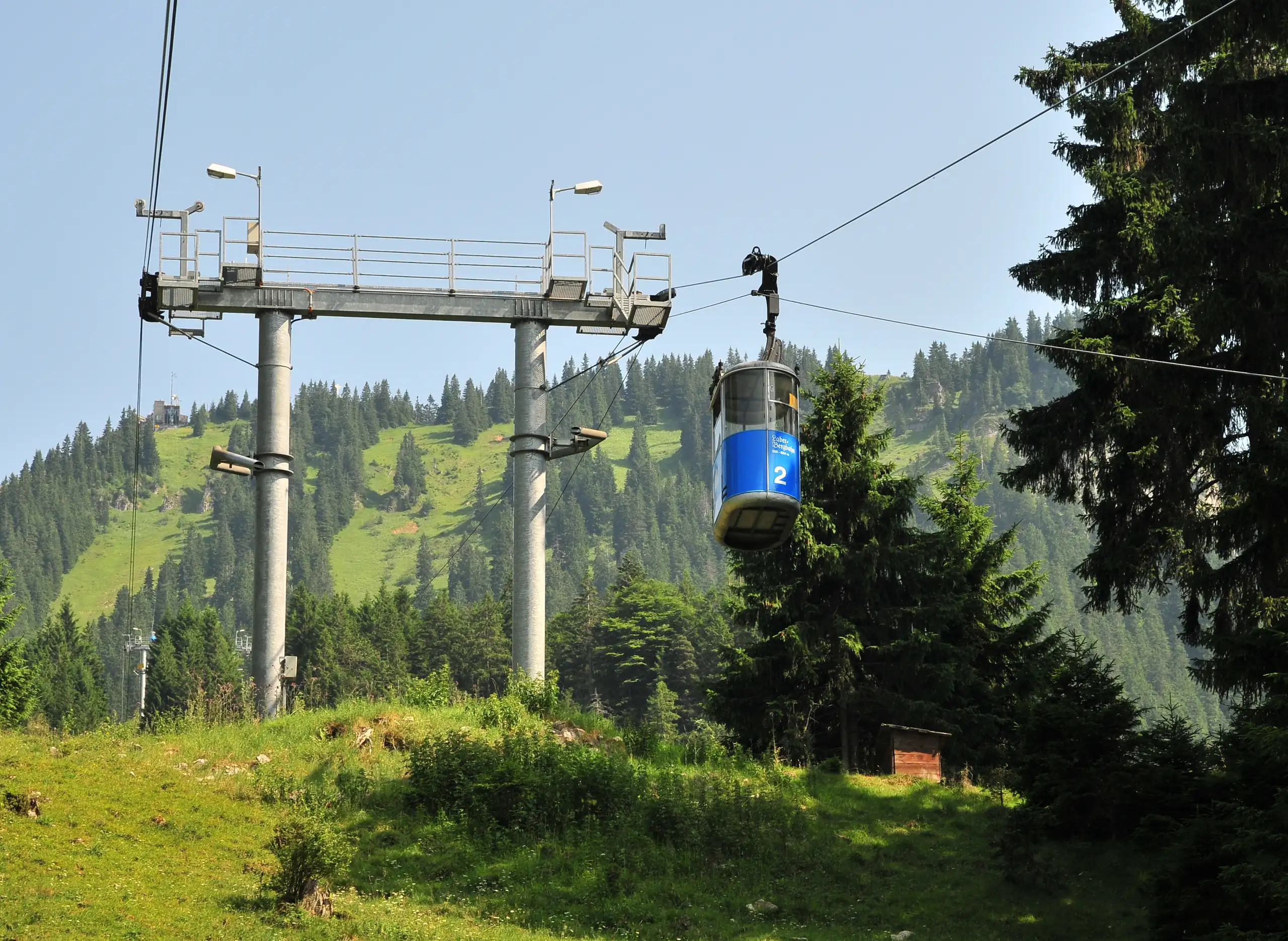 Laber Bergbahn von unten